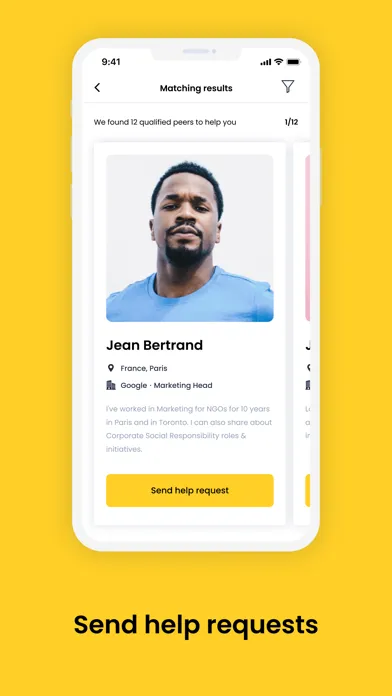 Nudge - Networking for alumni Screenshots