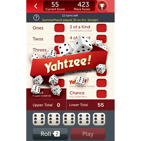 Yahtzee应用截图