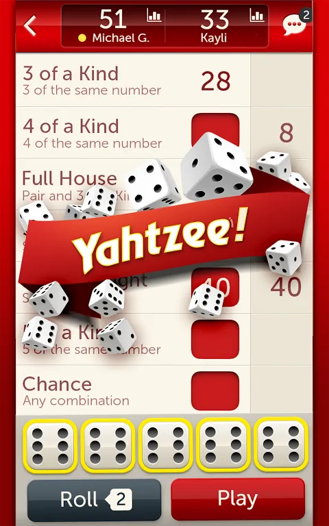 Yahtzee应用截图