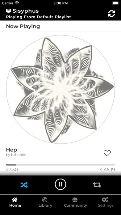 Screenshot di Sisyphus App