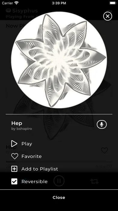 Screenshot di Sisyphus App