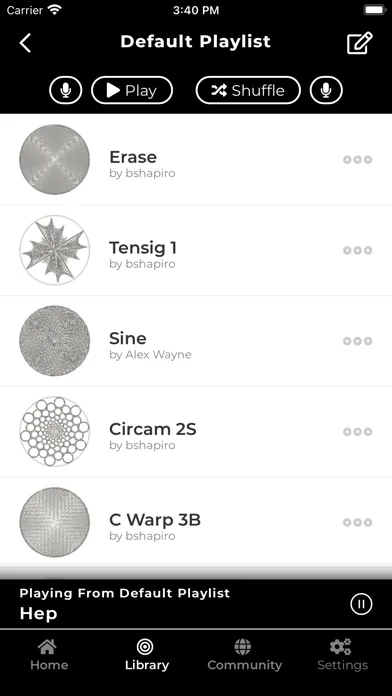 Screenshot di Sisyphus App