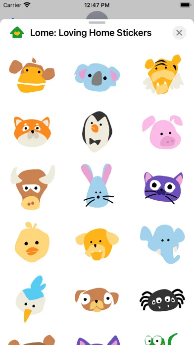 Capturas de pantalla de Lome - Loving Home Stickers
