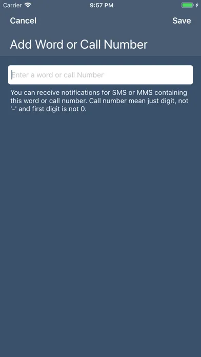 ภาพหน้าจอของ just Block SMS