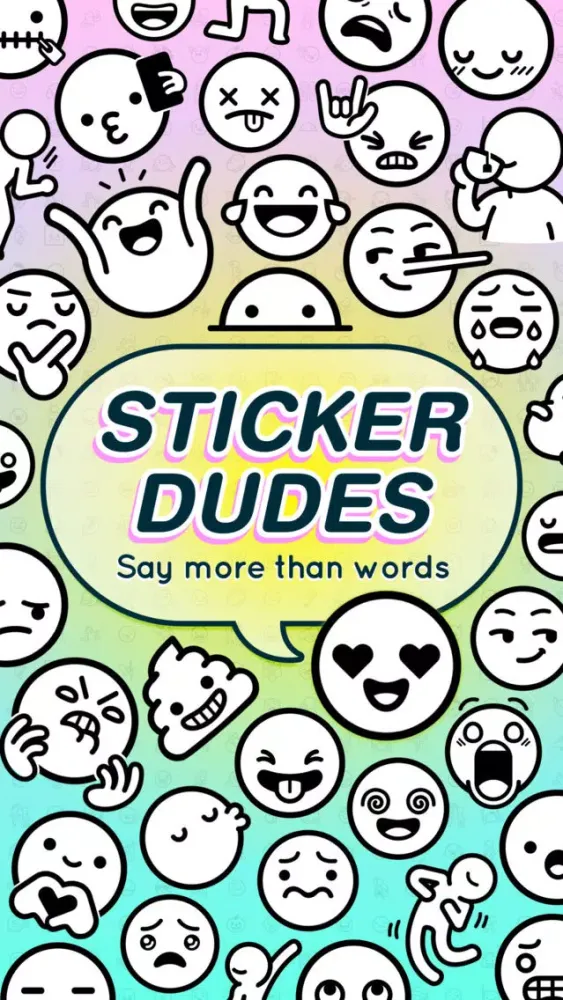 Tangkapan layar Sticker Dudes