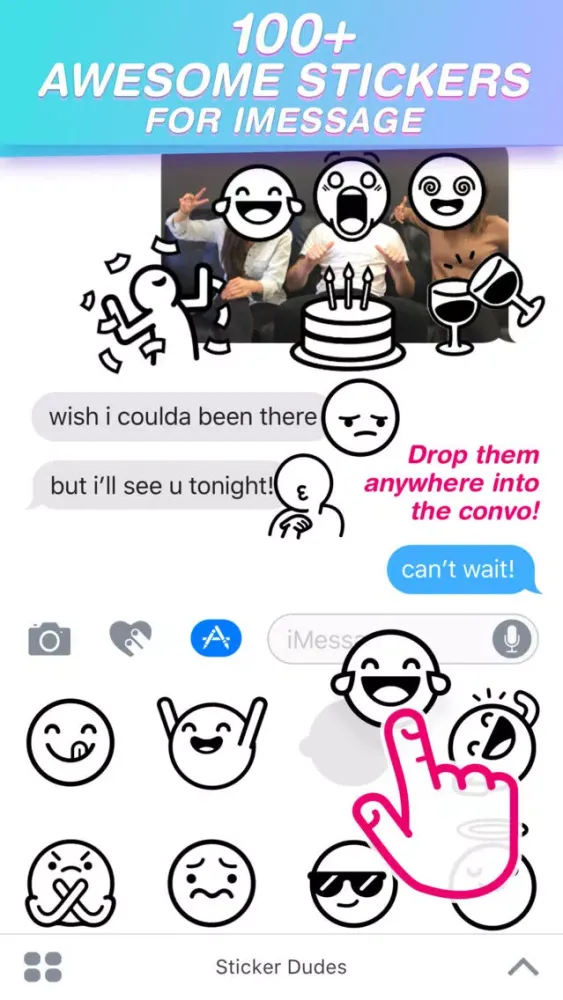 Tangkapan layar Sticker Dudes