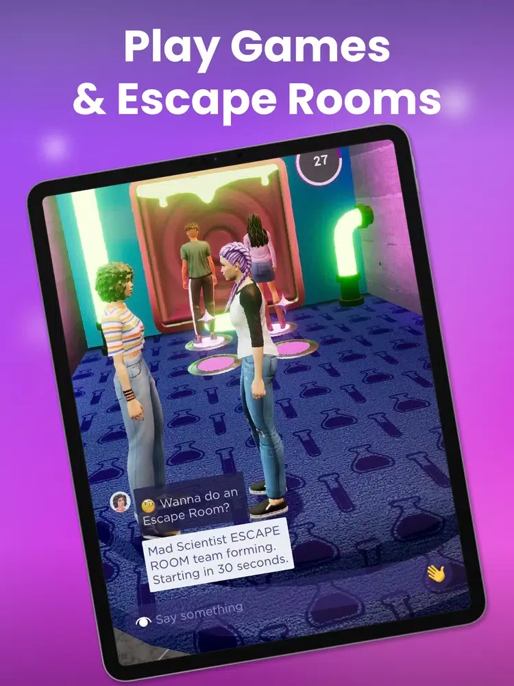 Zrzuty ekranu WithMe: Friends, Play, Hangout iPad 