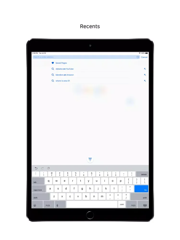 Скриншоты Quick - Fast Default Browser iPad 