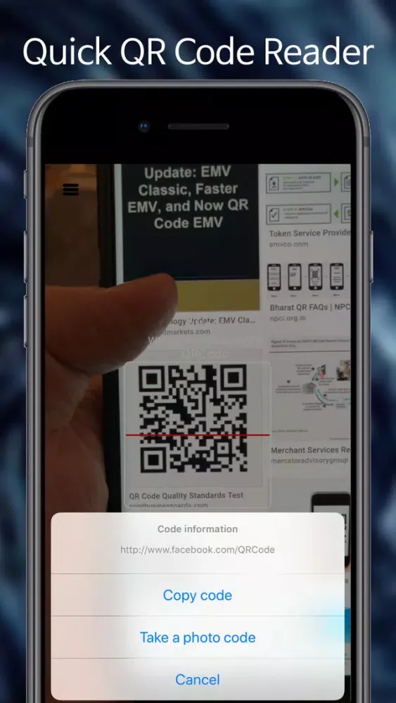 Capturas de pantalla de QR Code Reader:Quick Fast Read