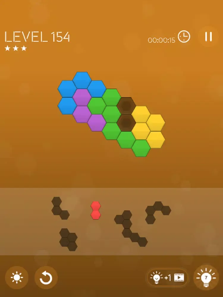 ภาพหน้าจอของ Block Puzzle Hexa Master iPad 