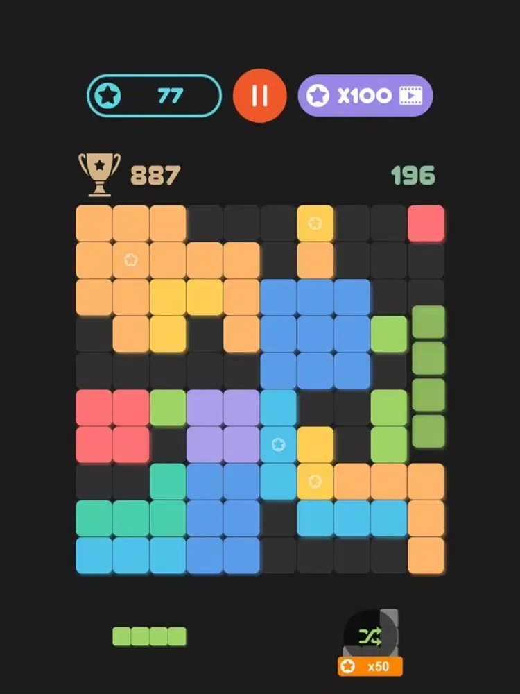Tangkapan layar Block Puzzle Just 10! iPad 