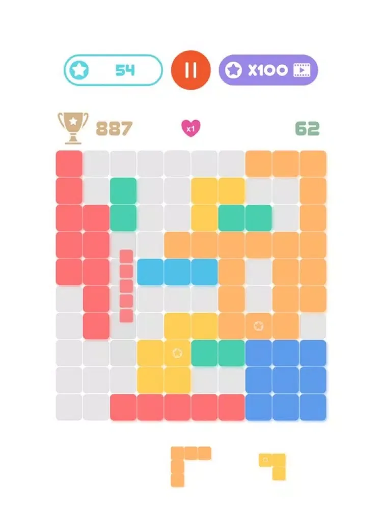 Tangkapan layar Block Puzzle Just 10! iPad 