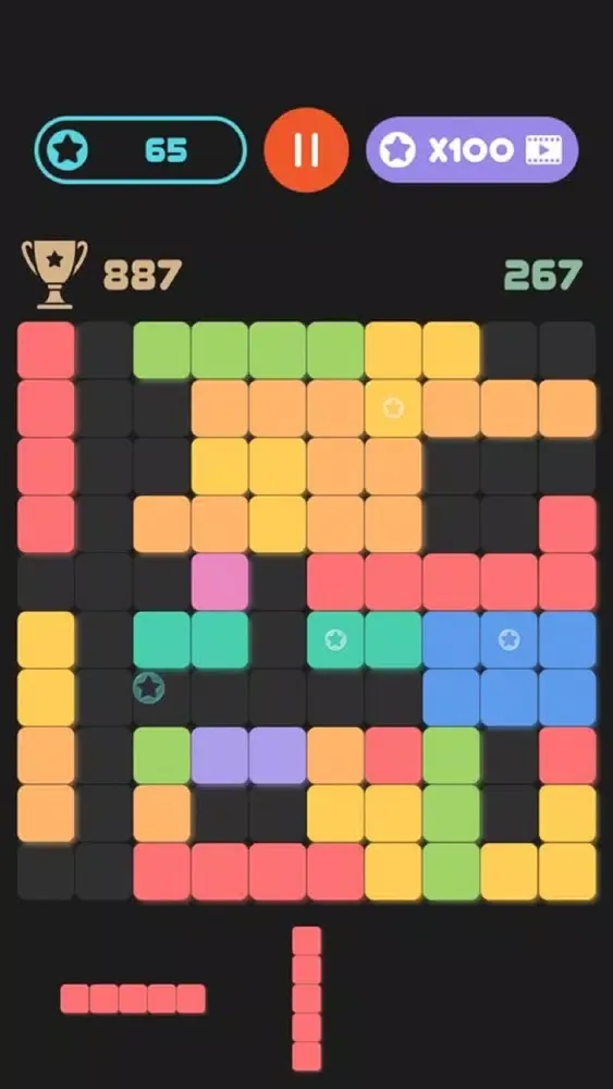 Tangkapan layar Block Puzzle Just 10!