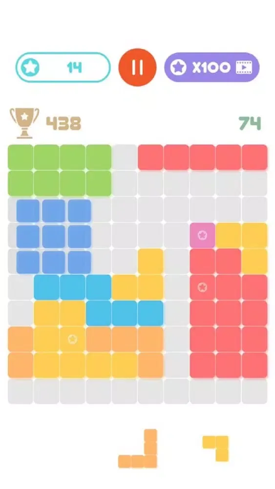Tangkapan layar Block Puzzle Just 10!