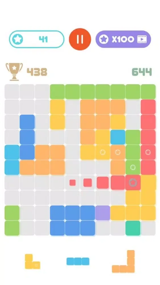 Tangkapan layar Block Puzzle Just 10!