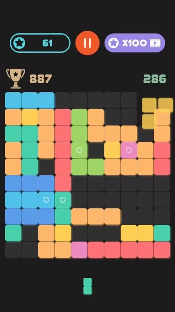 Tangkapan layar Block Puzzle Just 10!