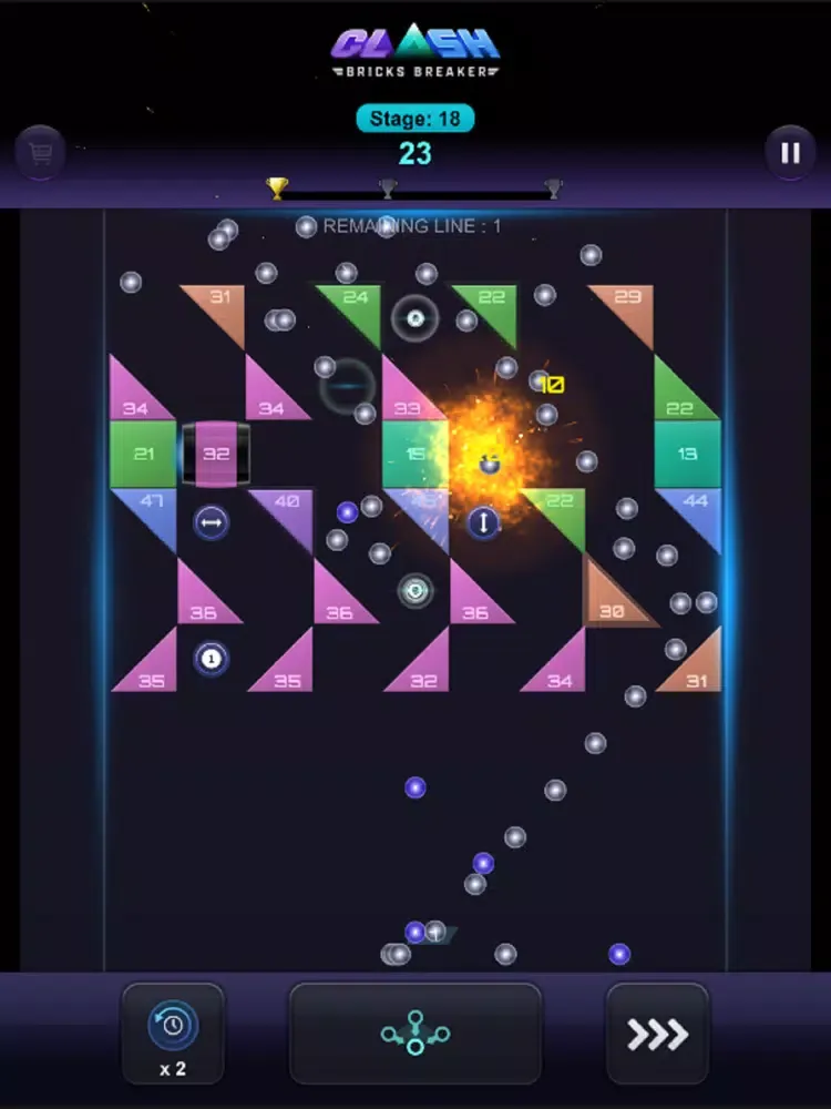 Captures d'écran de Bricks Breaker Clash iPad 