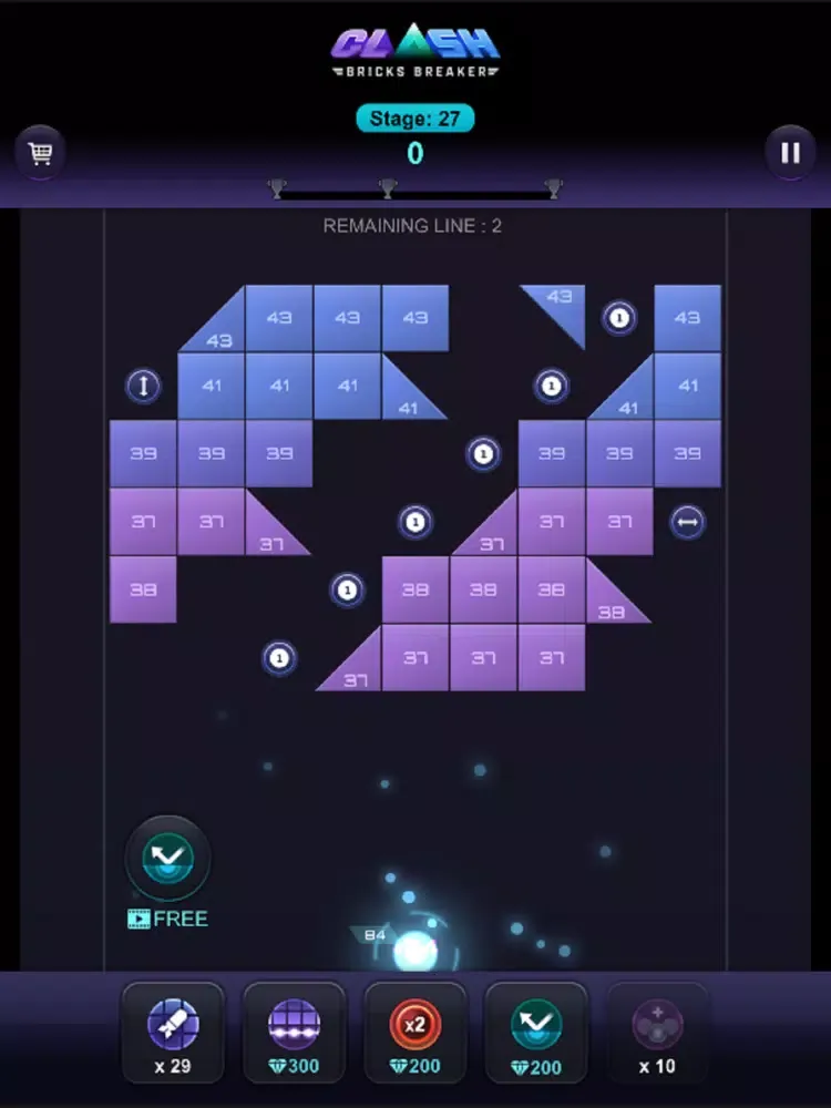 Captures d'écran de Bricks Breaker Clash iPad 