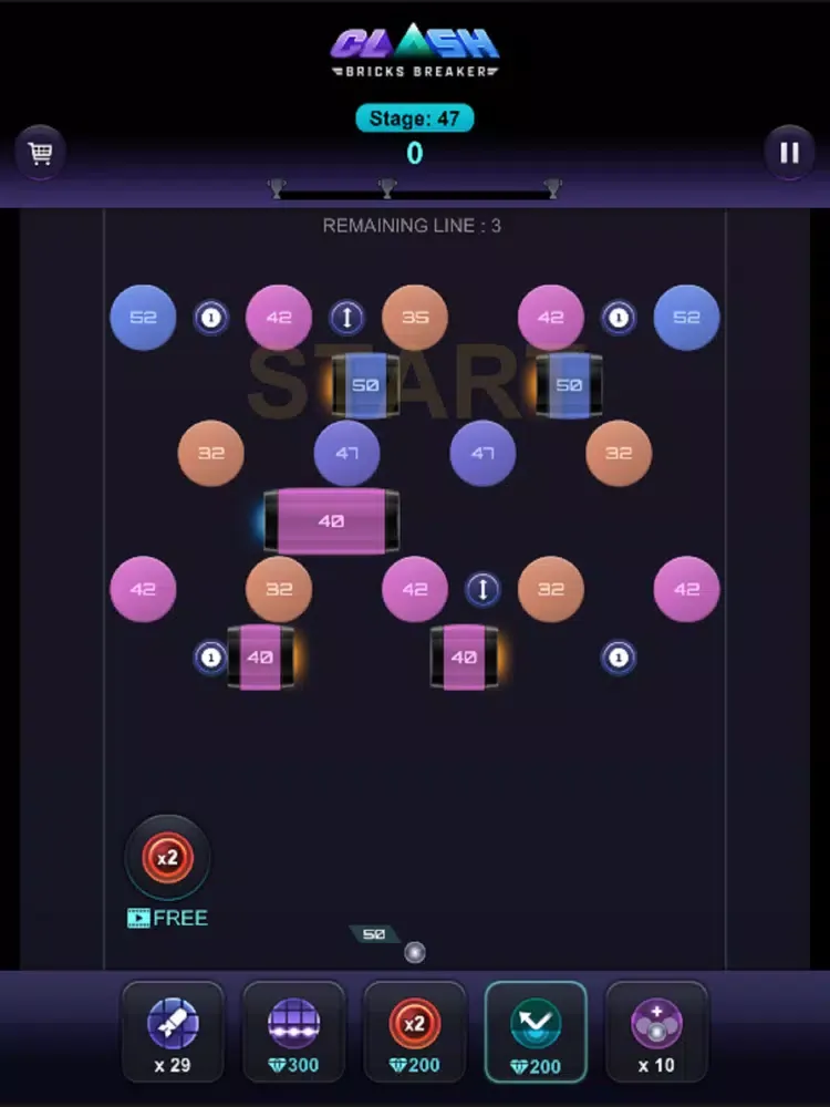 Captures d'écran de Bricks Breaker Clash iPad 