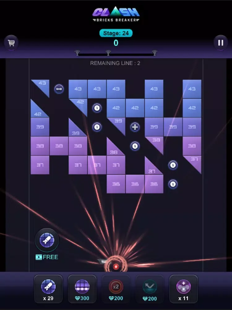 Captures d'écran de Bricks Breaker Clash iPad 