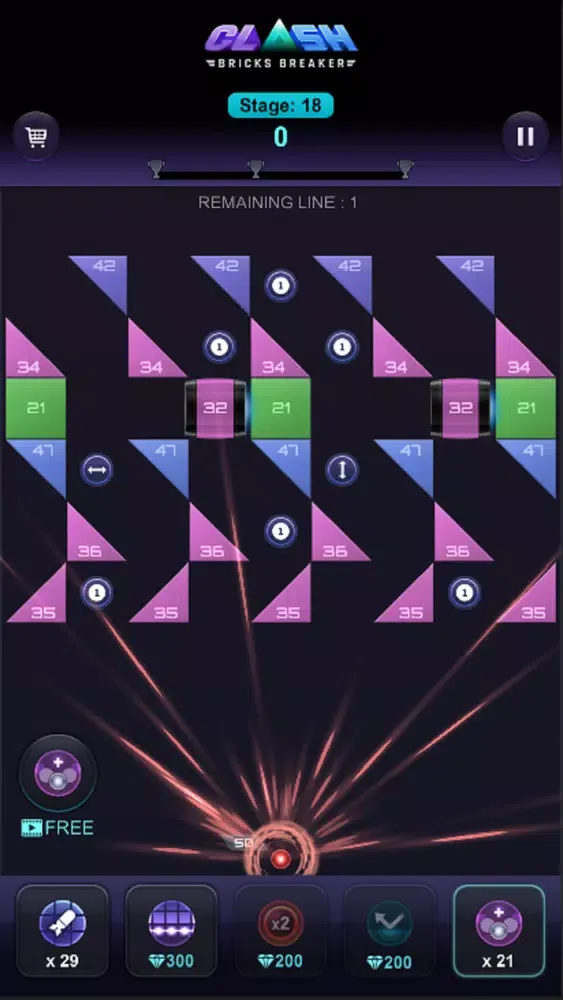 Captures d'écran de Bricks Breaker Clash