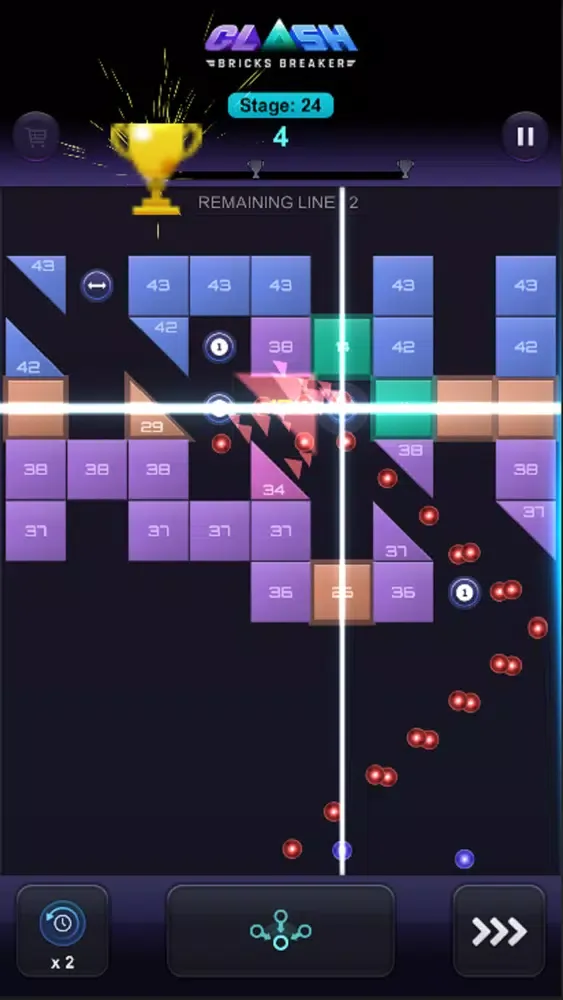 Captures d'écran de Bricks Breaker Clash