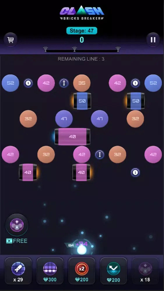 Captures d'écran de Bricks Breaker Clash