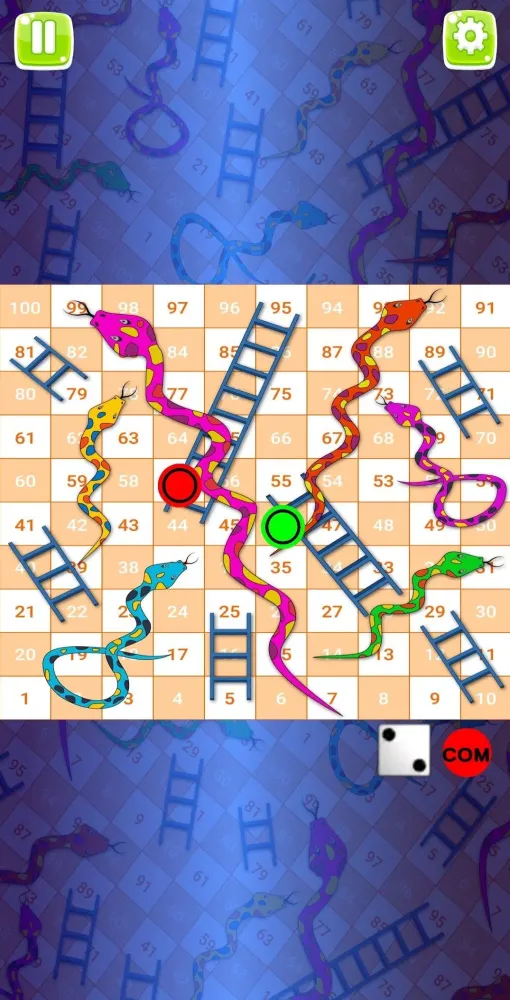 Captures d'écran de Snake and Ladder
