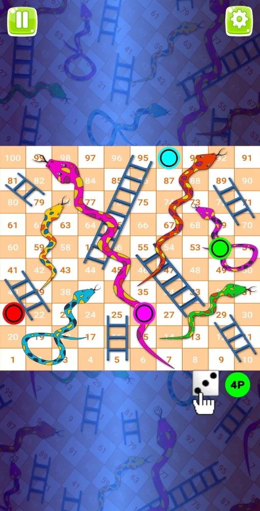 Captures d'écran de Snake and Ladder