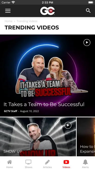 GCTV | Grant Cardone TV سکرین شاٹس