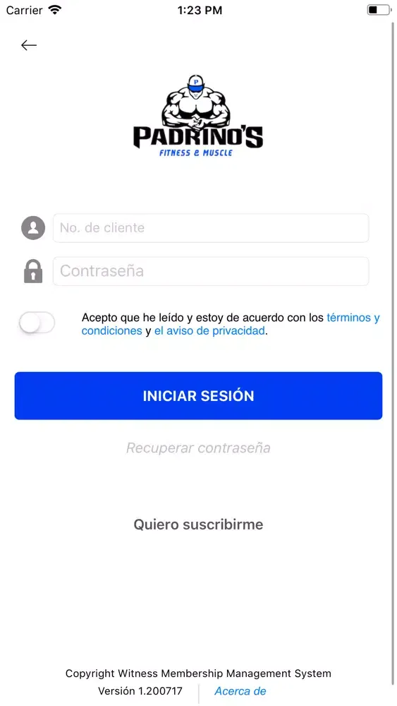 Padrinos GymPass应用截图