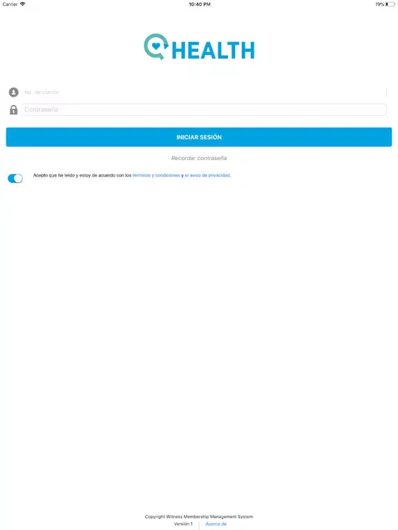 Скриншоты QHealth iPad 