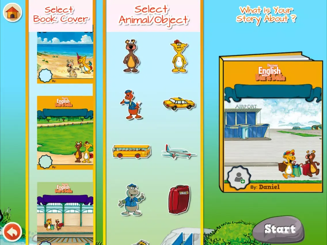 Zrzuty ekranu Ben & Bella - Story Creator iPad 