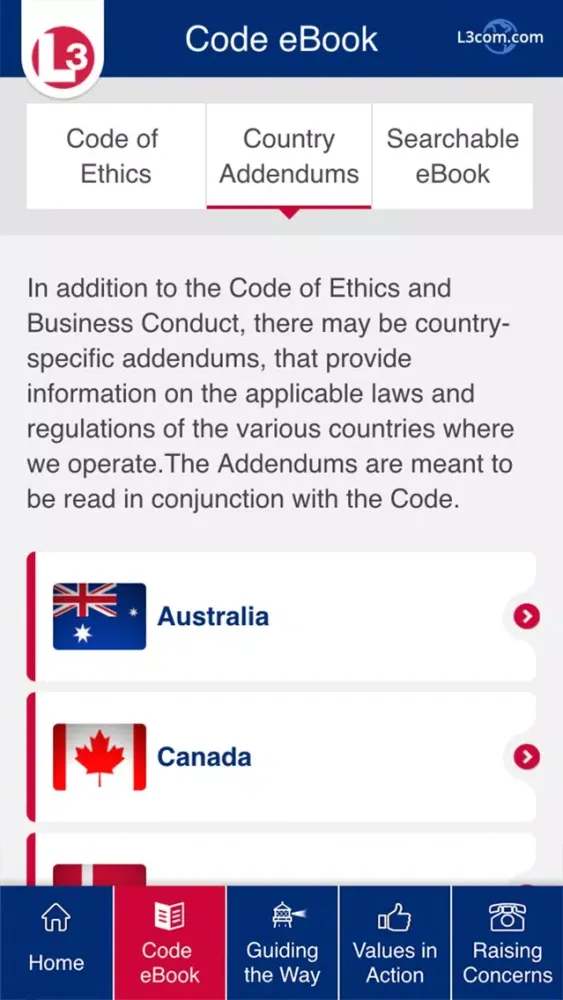 Captures d'écran de L3 Ethics