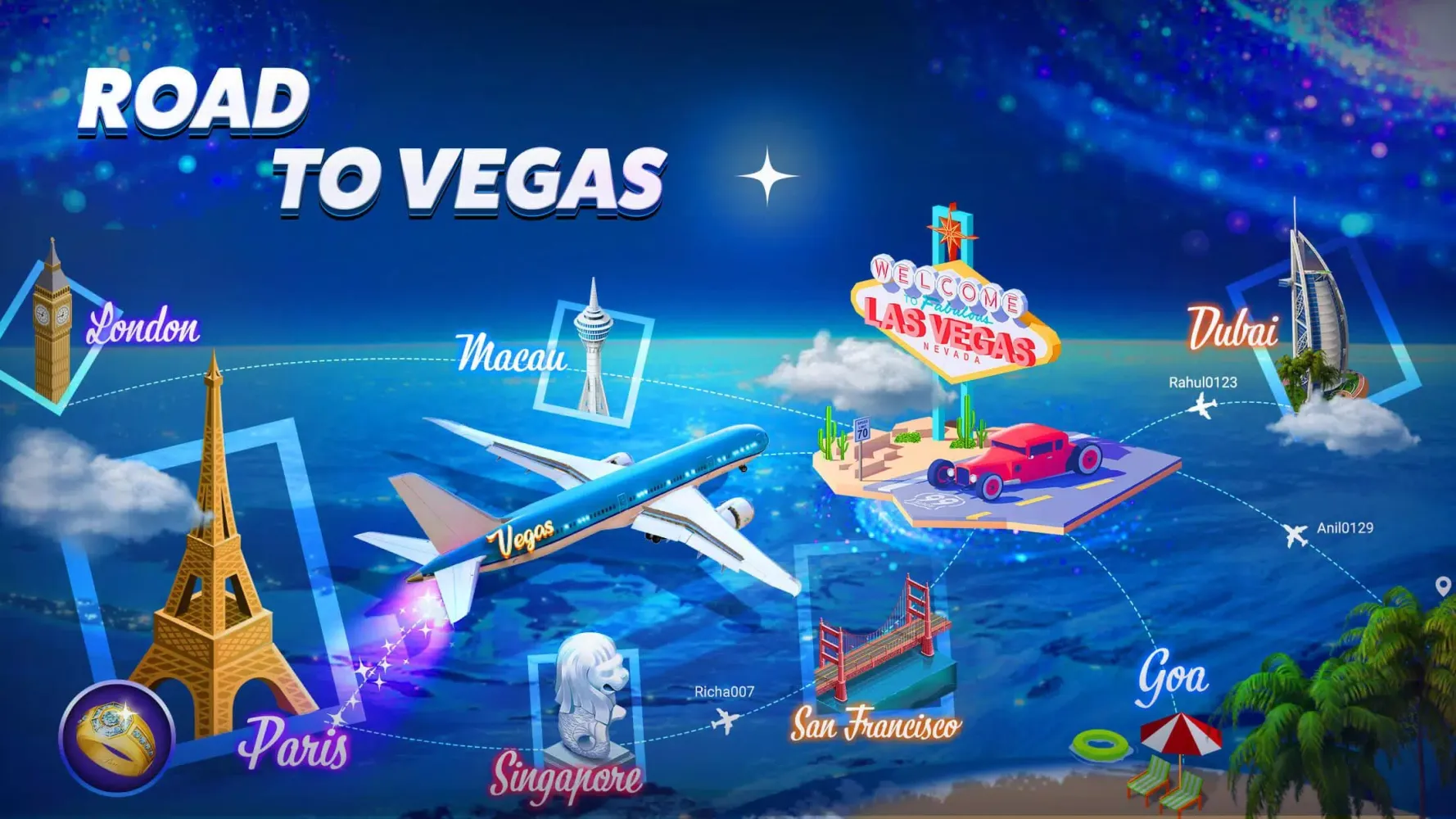 Captures d'écran de Vegas Teen Patti - 3 Card Poke