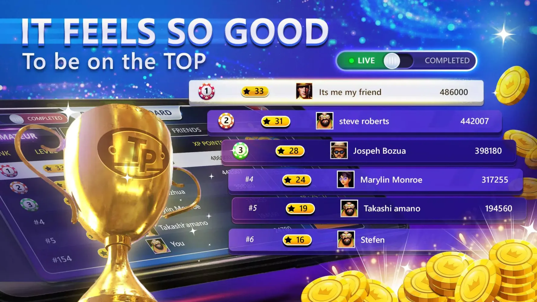 Captures d'écran de Vegas Teen Patti - 3 Card Poke