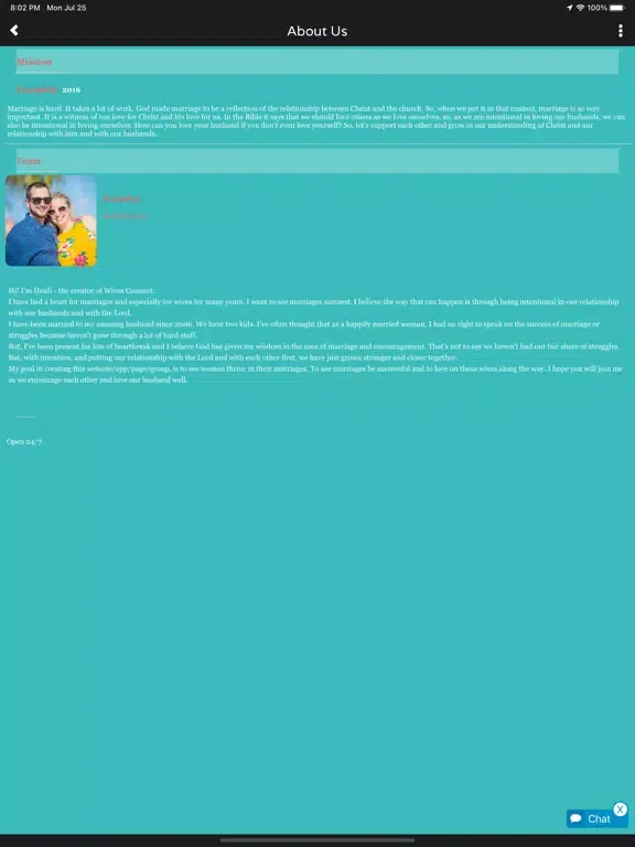 Wives Connect iPad  Screenshots