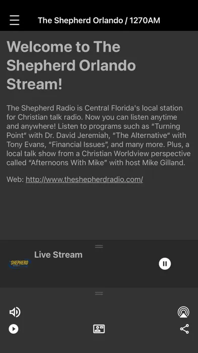 The Shepherd Radio Orlando স্ক্রিনশট