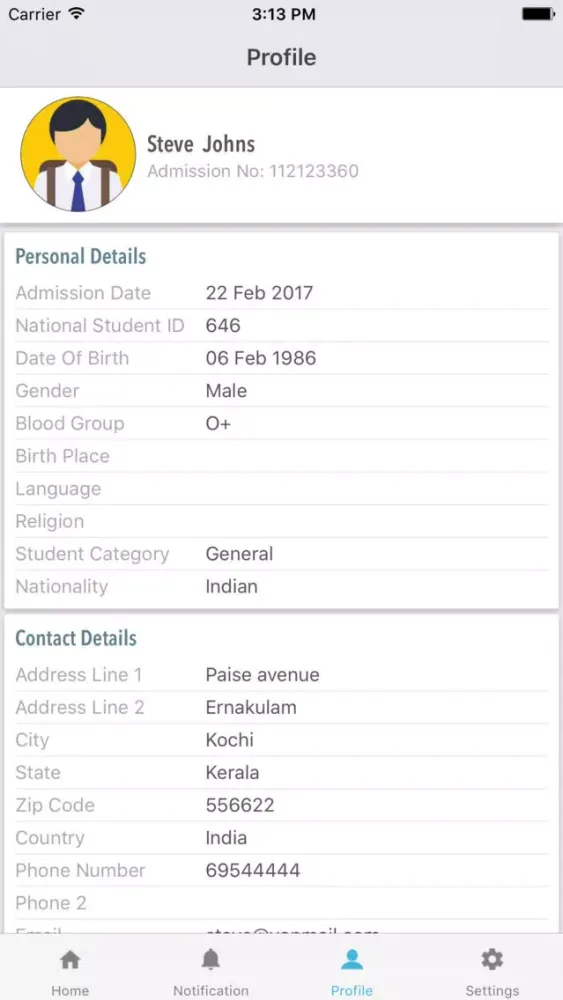Tangkapan layar Ecole Annahda