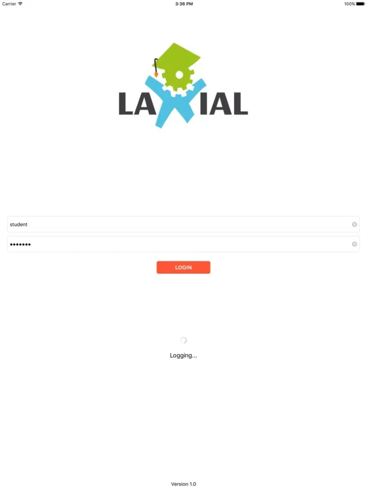 Ảnh chụp màn hình của Laxial App iPad 