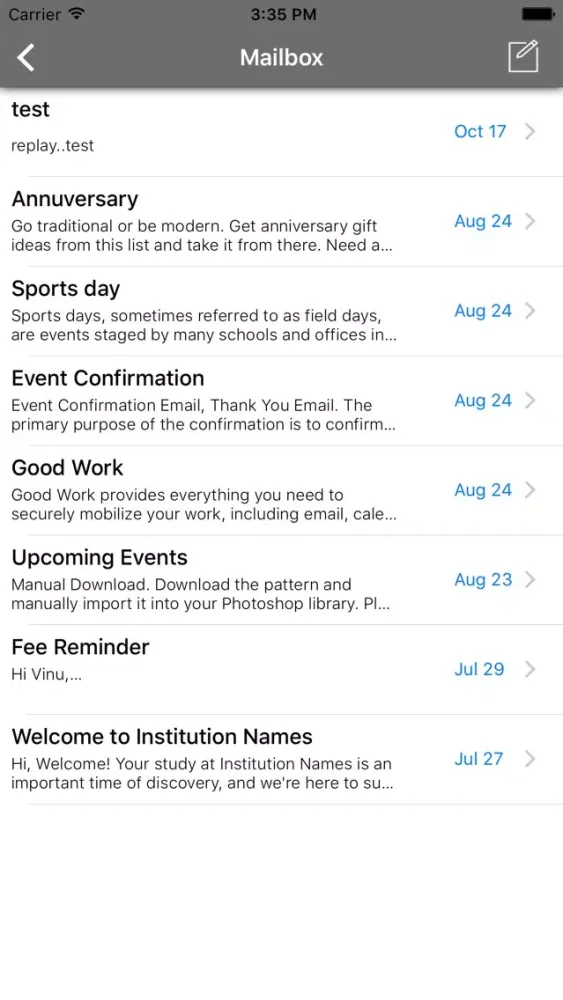 Ảnh chụp màn hình của Laxial App