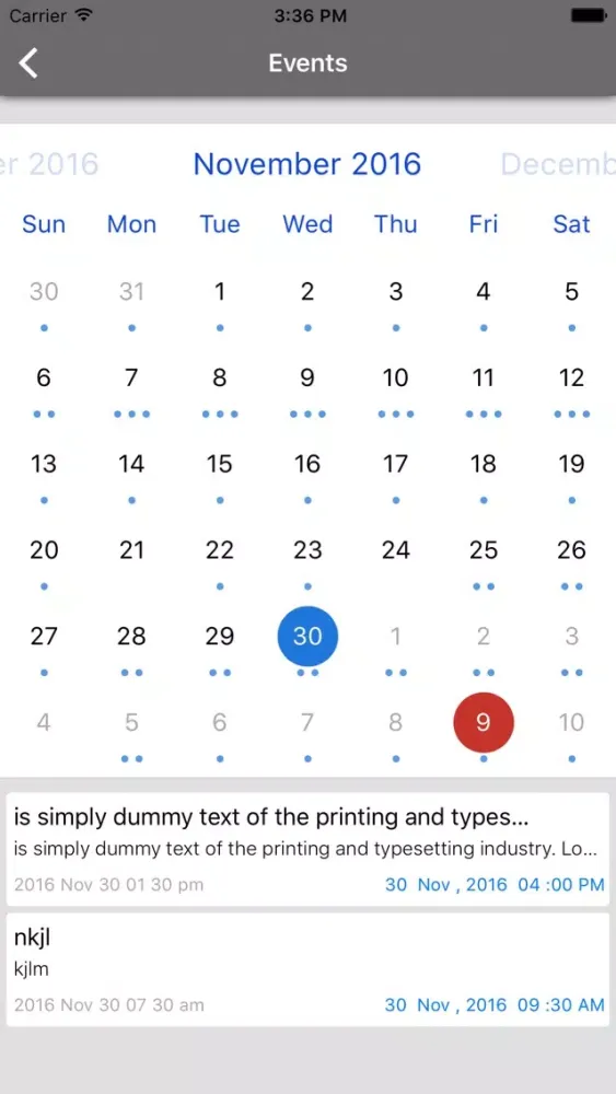 Ảnh chụp màn hình của Laxial App