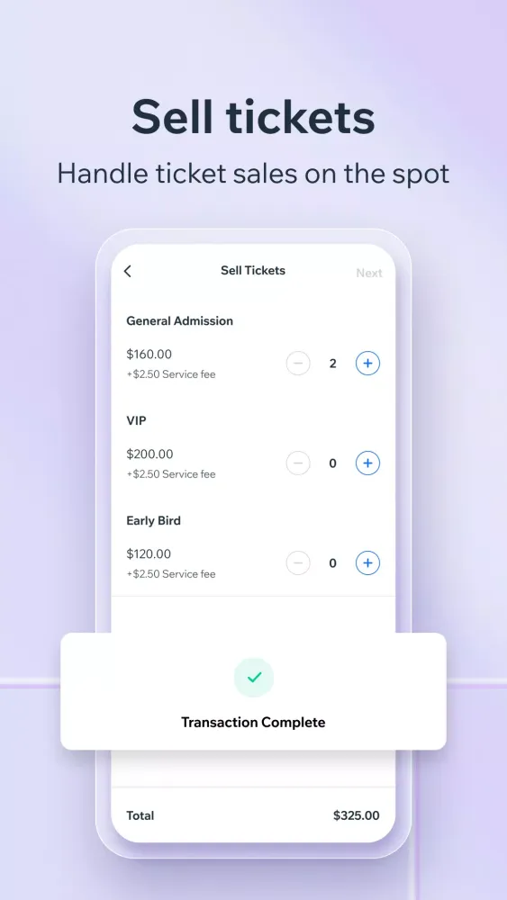 Check-in by Wix Ekran Görüntüleri