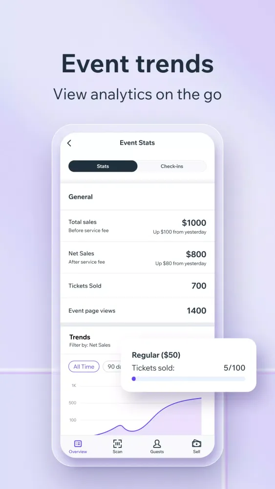 Check-in by Wix Ekran Görüntüleri