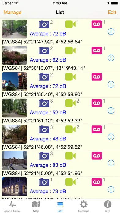 Captures d'écran de Noise Meter +