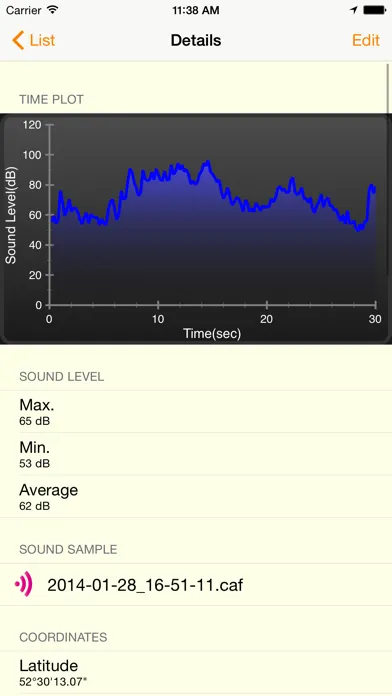 Captures d'écran de Noise Meter +