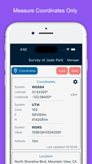 Screenshot di Geology Clinometer: GeoCompass