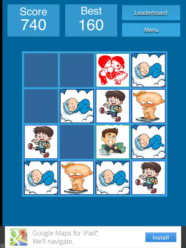 Tangkapan skrin 2048 - Human Life iPad 