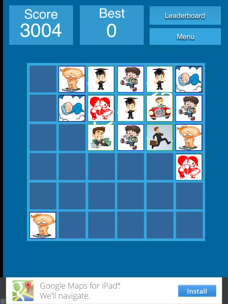 Tangkapan skrin 2048 - Human Life iPad 