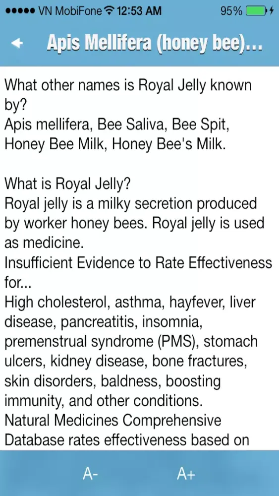 ภาพหน้าจอของ Complete Guide to Vitamins, Herbs, and Supplements